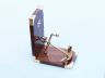 Solid Brass and Wood Anchor Book Ends - 3