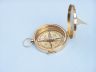 Solid Brass Admirals Sundial Compass w- Rosewood Box 4 - 3