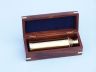 Deluxe Class Solid Brass Captains Spyglass Telescope 15 w- Rosewood Box - 2