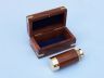 Deluxe Class Solid Brass - Wood Scouts Spyglass Telescope 7 w- Rosewood Box - 3