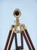 Floor Standing Brass-Wood Harbor Master Telescope 30 - Wood - 14