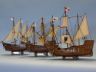 Wooden Santa Maria, Nina and Pinta Model Ship Set - 1