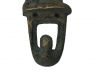 Antique Seaworn Bronze Cast Iron Wall Mounted Lighthouse Hook 6 - 3