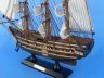 Wooden USS Constitution Tall Model Ship 15 - 5