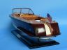 Wooden Chris Craft Runabout Model Speedboat 20 - 6