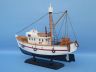 Wooden Fish Stalker Model Fishing Boat 14 - 6