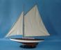 Wooden Americas Cup Contender Model Sailboat Decoration 40 - 7
