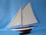 Wooden Americas Cup Contender Model Sailboat Decoration 40 - 4
