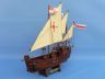 Wooden Santa Maria, Nina and Pinta Model Ship Set - 21