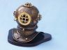Antique Brass Seascape Divers Helmet 11 - 7