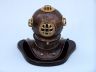 Antique Copper Seascape Divers Helmet 11 - 9