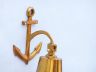 Brass Plated Hanging Anchor Bell 10 - 3