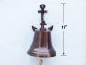 Antique Copper Hanging Anchor Bell 16 - 1