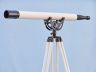 Floor Standing Oil-Rubbed Bronze-White Leather Anchormaster Telescope 65 - 2