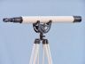 Floor Standing Oil-Rubbed Bronze-White Leather Anchormaster Telescope 65 - 10