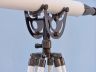 Floor Standing Oil-Rubbed Bronze-White Leather Anchormaster Telescope 65 - 13