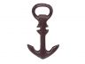 Rustic Red Cast Iron Anchor Bottle Opener 5 - 1
