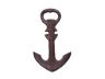 Rustic Red Cast Iron Anchor Bottle Opener 5 - 4