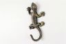 Rustic Gold Cast Iron Lizard Hook 6 - 5