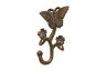 Cast Iron Butterfly With Flowers Hook 5 - 3