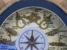 Antique Blue And White Decorative Lifering Clock 15 - 6