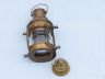 Antique Brass Anchor Oil Lantern 12 - 4