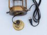 Antique Brass Anchor Electric Lantern 12 - 5