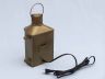 Antique Brass Masthead Electric Lamp 12  - 2