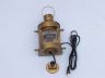 Antique Brass Masthead Electric Lamp 12  - 5