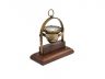 Antique Brass Desk Gimbal Compass 8 - 2