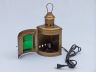 Antique Brass Port and Starboard Electric Lantern 12 - 4