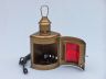 Antique Brass Port and Starboard Electric Lantern 12 - 1