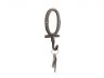 Rustic Copper Cast Iron Letter O Alphabet Wall Hook 6 - 4
