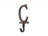 Rustic Copper Cast Iron Letter C Alphabet Wall Hook 6 - 2