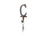 Rustic Copper Cast Iron Letter C Alphabet Wall Hook 6 - 6