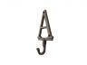 Rustic Copper Cast Iron Letter A Alphabet Wall Hook 6 - 2