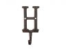 Rustic Copper Cast Iron Letter H Alphabet Wall Hook 6 - 1