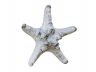 Rustic Whitewashed Cast Iron Decorative Starfish 4.5 - 3