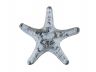 Rustic Whitewashed Cast Iron Decorative Starfish 4.5 - 1
