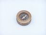 Antique Brass Paperweight Compass with Rosewood Box 3 - 6
