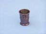 Antique Copper Anchor Shot Glasses With Rosewood Box 12 - Set of 6 - 4