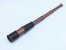 Deluxe Class Admirals Antique Copper Leather Spyglass Telescope 27 with Rosewood Box - 3