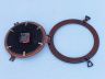 Antique Copper Deluxe Class Porthole Clock 12 - 2