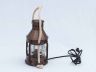 Antique Copper Round Anchor Electric Lantern 16 - 3