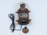 Antique Copper Round Anchor Electric Lantern 16 - 5