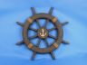 Antique Decorative Ship Wheel With Anchor 18 - 3