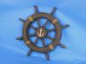 Antique Decorative Ship Wheel With Anchor 18 - 1