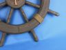 Antique Decorative Ship Wheel With Palm Tree 18 - 2