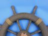 Antique Decorative Ship Wheel With Palm Tree 18 - 1