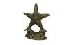 Antique Gold Cast Iron Starfish Door Stopper 11 - 4